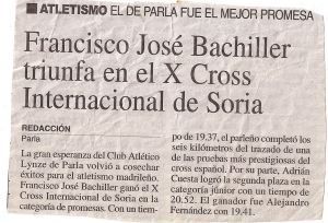 2003-11-25_Francisco José Bachiller triunfa en el X Cross Internacional de Soria