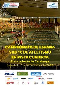 Campeonato de España de pista cubierta Sub-16